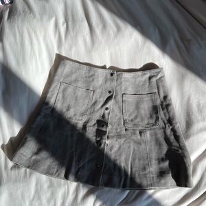 ZARA suede skirt